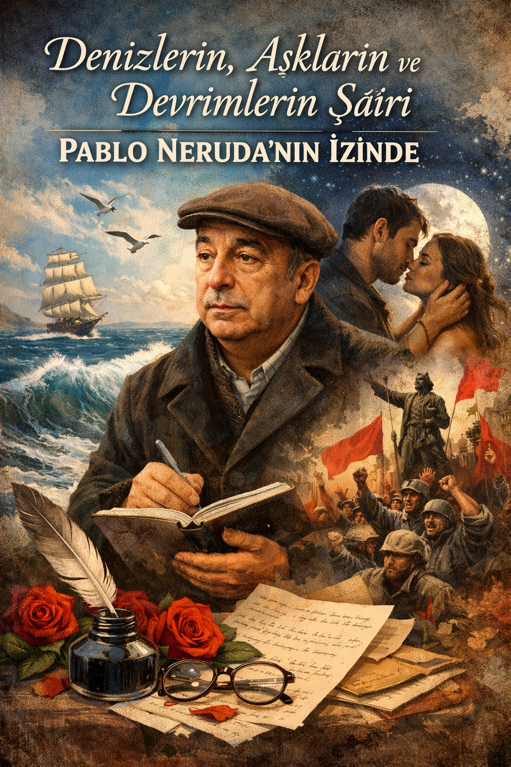 “Denizlerin, Aşkların ve Devrimlerin Şairi: Pablo Neruda’nın İzinde”